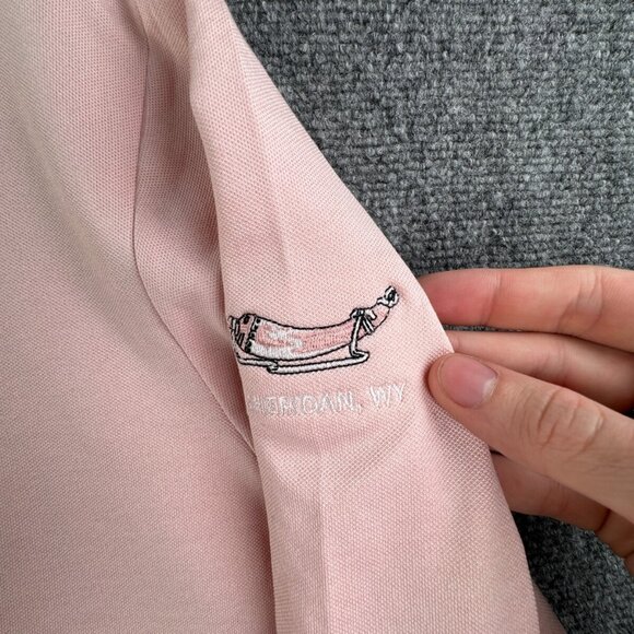 Footjoy Pullover Women Large Golf Performance Sweatshirt Pink Sheridan WY - Picture 6 of 16